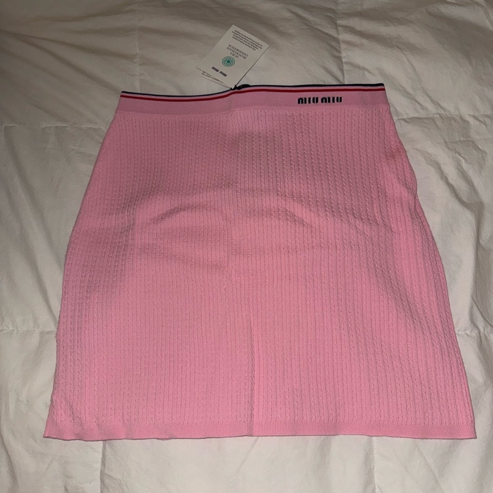 MIU MIU KNIT SKIRT